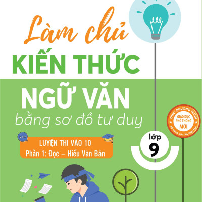 Sách - Làm Chủ Kiến Thức Ngữ Văn Lớp 9 Bằng Sơ Đồ Tư Duy – Luyện Thi Vào 10 Phần 1: Đọc – Hiểu Văn Bản (Chương Trình Sgk Mới 2025)