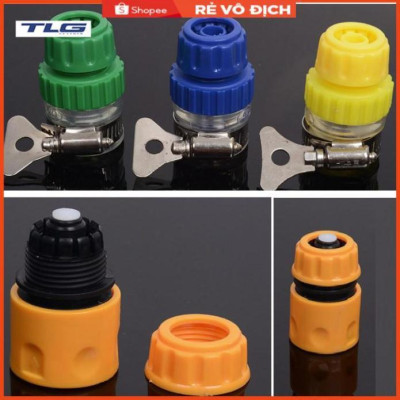 Bộ dây vòi xịt nước rửa xe, tưới cây . tăng áp 3 lần, loại 15m 206318 đầu đồng,cút,nối vàng + tặng đai