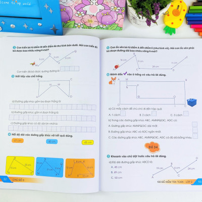 Sách - 100 Đề Kiểm Tra Toán 2 - Biên soạn theo chương trình GDPT mới - ndbooks