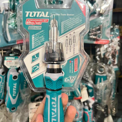 BỘ 8 TUA VÍT TOTAL TACSD30086 - HÀNG CHÍNH HÃNG