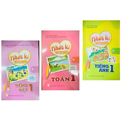 ￼Sách - ( Combo 3 Cuốn ) Nhật Kí Ngày Hè Vui Toán + Tiếng Việt + Tiếng Anh 1