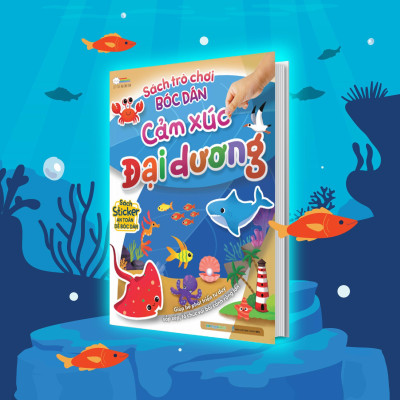 Sách - Trò Chơi Bóc Dán - Cảm Xúc Đại Dương (2 Trang Stickers) - Megabook
