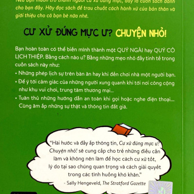 Kỹ Năng Học Đường - Cư Xử Đúng Mực Ư? Chuyện Nhỏ!