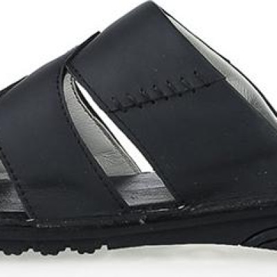 Dép nam Huy Hoàng màu 3 quai màu đen HT7778