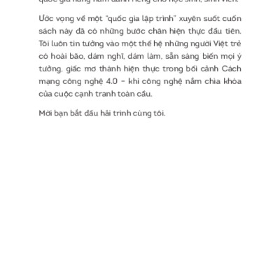 Ước Vọng Về Quốc Gia Lập Trình - Từ Tiếng Anh Đến Tiếng Code _TRE