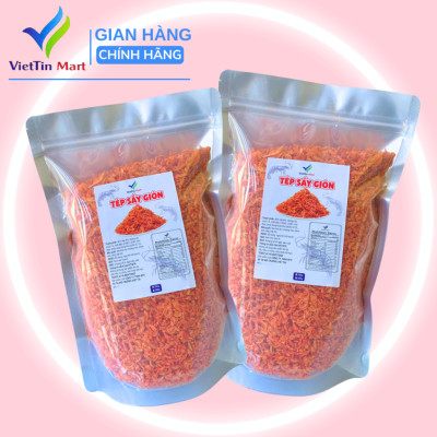 Tép sấy giòn (ruốc sấy giòn) tẩm gia vị Viettin Mart 500g