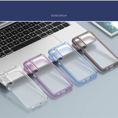 Ốp lưng trong suốt viền màu cho Samsung Galaxy S23 Plus / S23+ hiệu Likgus Simple But Unique chống sốc, chống chịu mọi va đập - Hàng nhập khẩu