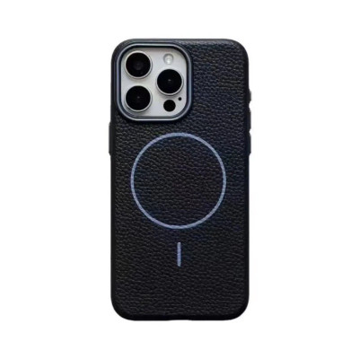 Ốp Lưng Da Cho iPhone 16 Pro Max hiệu Likgus Beaty Viền Dẻo Chống Sốc Hỗ Trợ Sạc Không Dây Magnetic - Hàng chính hãng