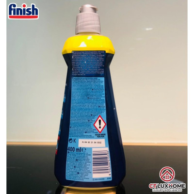 Nước làm bóng Finish 400ml dùng cho máy rửa bát - Hàng chính hãng 