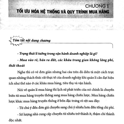 Kiểm Soát Chi Phí Mua Hàng Và Quản Lí Nhà Cung Cấp