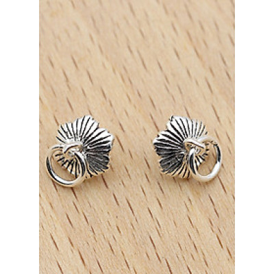Combo 4 cái charm bạc phụ kiện làm mặt dây chuyền  hình hoa - Ngọc Quý Gemstones