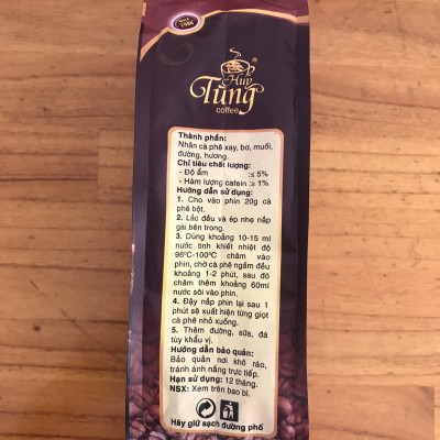 Cà Phê Huy Tùng Maxio Túi 500gr - thơm ngon, đậm đà