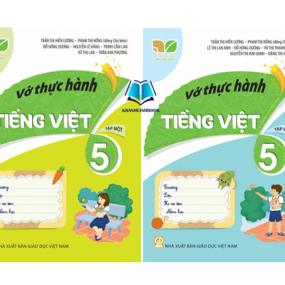 Sách - Combo 4 cuốn Vở thực hành Toán + tiếng việt 5 - tập 1 + 2 (Kết Nối)