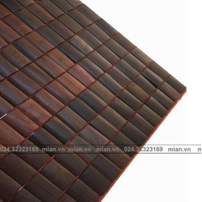 Chiếu Gỗ Trắc Miếng Cao Cấp - Kích Thước 1,6mx2m ( video , hình thật )