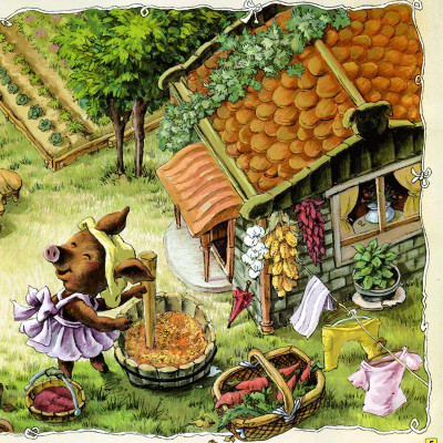 Những Câu Chuyện Thú Vị Giáo Dục Trẻ - Sự Quyến Rũ Của Cô Lợn Đen (Song Ngữ Anh - Việt)