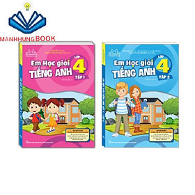 Sách - Combo em học giỏi tiếng Anh lớp 4(trọn bộ 2 cuốn)