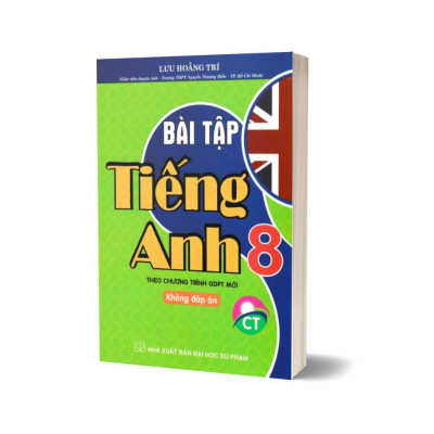 Sách - Bài Tập Tiếng Anh - Không Đáp Án + Bồi Dưỡng Học Sinh Giỏi Tiếng Anh + Sổ Tay Tiếng Anh - Lớp 8 - Combo 3 Cuốn