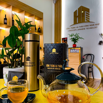 Bộ 2 Hộp Bột Đông Trùng Hạ Thảo Sấy Thăng Hoa 10 Gam (Hộp 10 Gói) + Tặng Bình Giữ Nhiệt 500ml