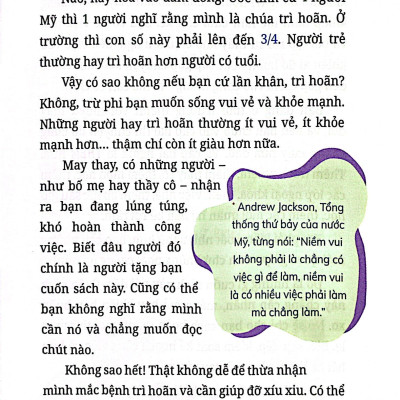 Kỹ Năng Học Đường - Bệnh Trì Hoãn Ư? Đừng Sợ!