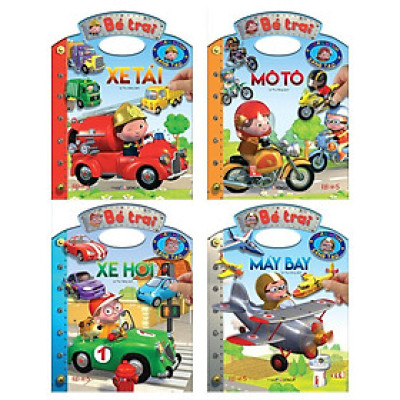 Sách - Bé Trai Dán Hình - Combo 4 Cuốn - Đông A