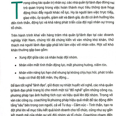 Coaching - Quyền Năng Của Nhà Lãnh Đạo