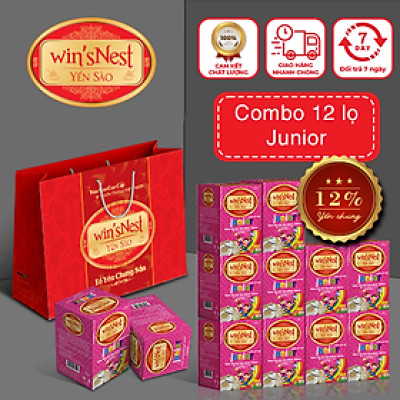 Combo 12 Lọ Nước yến sào win