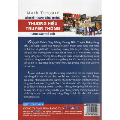 Bí quyết thành công những thương hiệu truyền thông hàng đầu thế giới - Mark Tungate