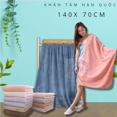 Khăn tắm lông cừu Hàn Quốc siêu mềm mịn , chống thấm tốt , dày mềm mịn , loại vải cao cấp , nhẹ nhàng và êm ái khi sử dụng