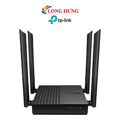 Thiết bị định tuyến mạng không dây TP-Link Router Wifi 5 Dual Band Full Gigabit AC1200 Archer C64 - Hàng chính hãng