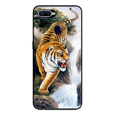Ốp Lưng in cho Realme 2 Pro Mẫu Nền Hổ Mẫu 2 - Hàng Chính Hãng