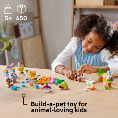 LEGO CLASSIC 11034 Đồ chơi lắp ráp Bộ gạch sáng tạo chủ đề động vật (450 chi tiết)