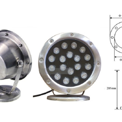 Đèn LED Âm Nước Công Suất 18W GSN18 GS Lighting (Ánh sáng Đổi Màu)