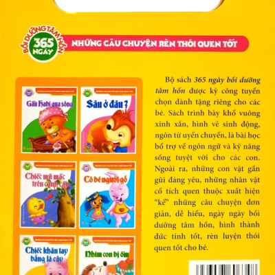 Những Câu Chuyện Rèn Thói Quen Tốt - 365 Ngày Nuôi Dưỡng Tâm Hồn (Túi 6 Cuốn)