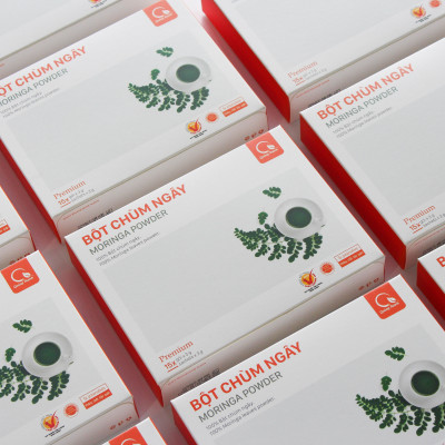 Bột Chùm Ngây Sấy Lạnh Nguyên Chất Hộp 45g  - Bột dinh dưỡng ăn dặm cho bé, tăng cường sức khỏe