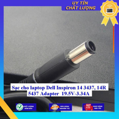 Sạc cho laptop Dell Inspiron 14 3437 14R 5437 Adapter 19.5V-3.34A - Hàng Nhập Khẩu New Seal