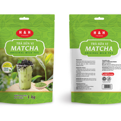 Trà sữa vị matcha H&H Friend túi 1kg