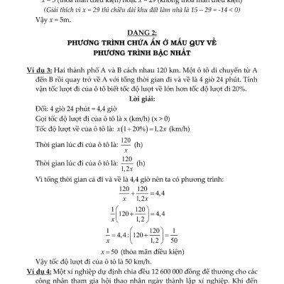 Phương Pháp Giải Các Dạng Toán Thực Tế 9 (Tài Liệu Dùng Chung Cho Các Bộ Sách) - KV
