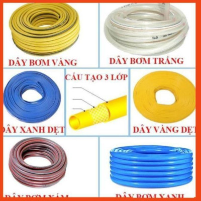 Bộ dây vòi xịt nước rửa xe,tưới cây tăng áp 3 lần 15M( nối nhựa xanh) 206317
