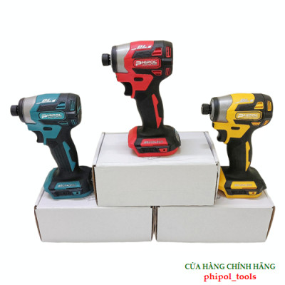 Thân máy chuyên vít 173, có 4 chế độ, chân pin phổ thông, chỉnh tốc PHIPOL TOOLS - Màu Ngẫu Nhiên - Hàng Chính Hãng