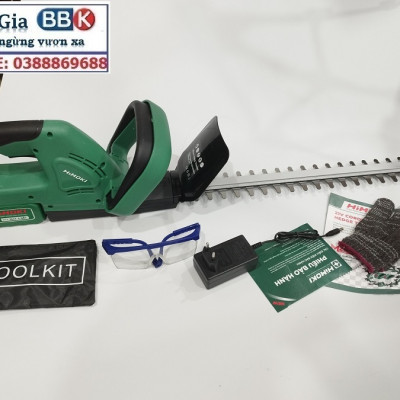 Máy Cắt Tỉa Hàng Rào Cắt Cây Cảnh HIMOKI Chính Hãng - Động Cơ Lõi Đồng 100% - Chân Pin Phổ Thông 4cm 