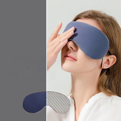 Bịt Che Mắt Ngủ Văn Phòng, Trên Xe Ô tô, Máy Bay, Thoáng Khí, Mềm Mại Cho Giấc Ngủ Ngon, Mặt Nạ Ngủ. Du Lịch Dã Ngoại Phượt Thiền - Giao Màu Ngẫu Nhiên