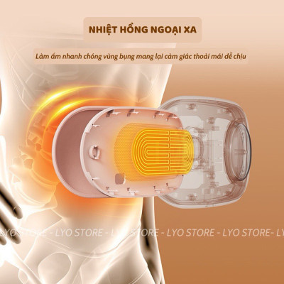 Dụng Cụ Massage Bụng Nhiệt Độ Không Đổi Nén Nóng Massage Rung Điện Sưởi Ấm Cung Điện Đai