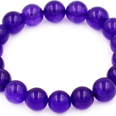 Vòng tay chuỗi hạt Thạch Anh Tím 10 ly 19 hạt - hợp mệnh Hỏa, mệnh Thổ