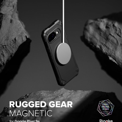 Ốp lưng cho Google Pixel 9a RINGKE Rugged Gear Magnetic - Hàng Chính Hãng