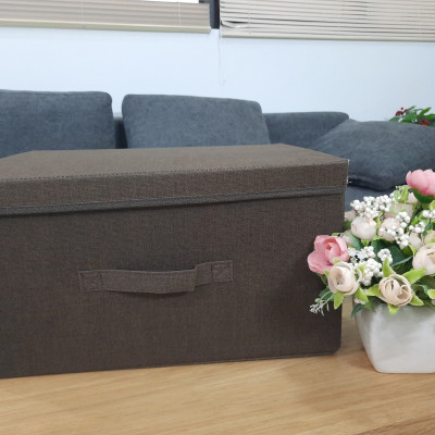 Hộp vải đựng đồ đa năng có nắp TD3a và TD3b – Túi vải Thụy Điển có nắp rời 34L sang trọng vải Oxford chính hãng