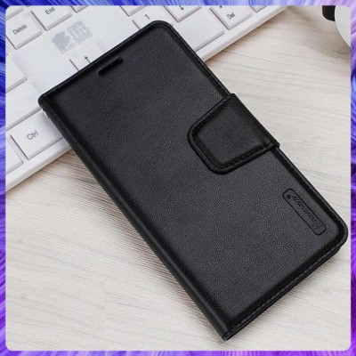 Bao da dạng ví dành cho Samsung Galaxy A05, A05s, A15, A25, A35, A55 hiệu hanman cao cấp, ngăn đựng thẻ tiền tiện lợi - Hàng chính hãng