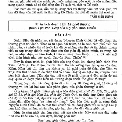 165 Bài Văn Mẫu Chọn Lọc Lớp 11