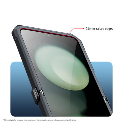 Ốp lưng cho Samsung Galaxy Z Flip 6 (Flip6) hiệu XUNDD Beatle chống sốc, lưng trong, viền màu - Hàng chính hãng