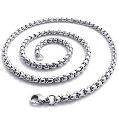 Dây chuyền nam dây xích titan cao cấp sang trọng thép không gỉ bông dừa khít trangsucpt 3mm PTDCNA50