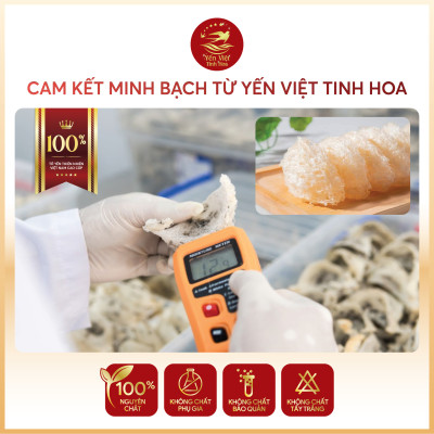 Tổ yến Tinh chế cao cấp 100 gram Yến Việt Tinh Hoa  - Hàng chính hãng
